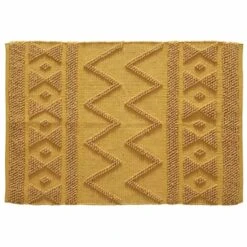 Yellow Reign Loop Cotton Accent Rug, 30x45