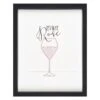 Yes Way Rose Framed Wall Decor, 11x14